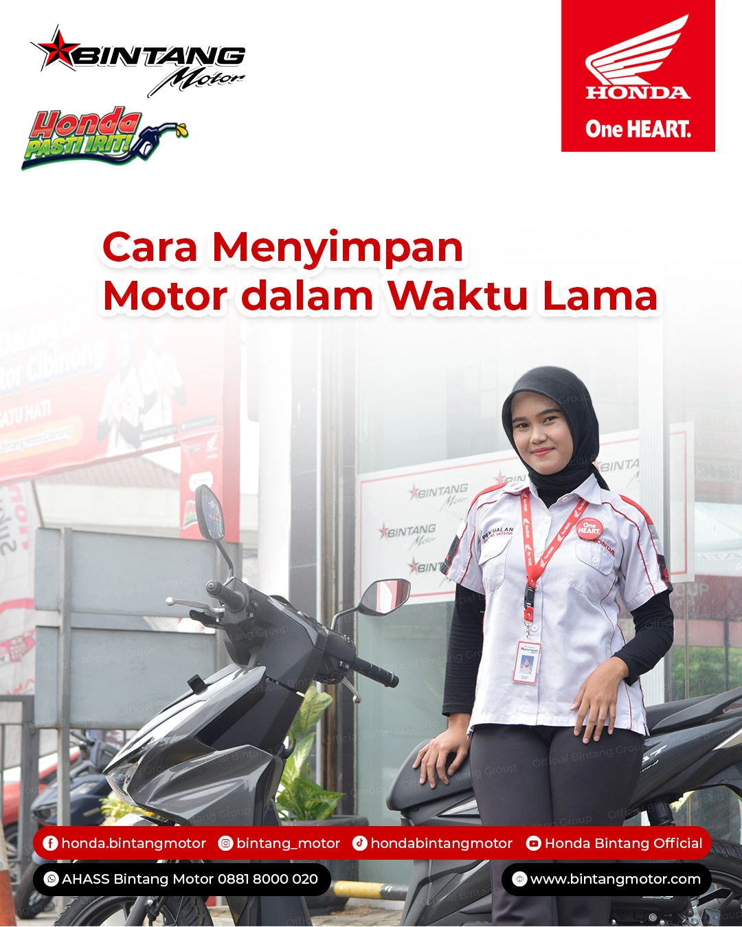 Cara Simpan Motor dengan Aman Agar Tetap Prima