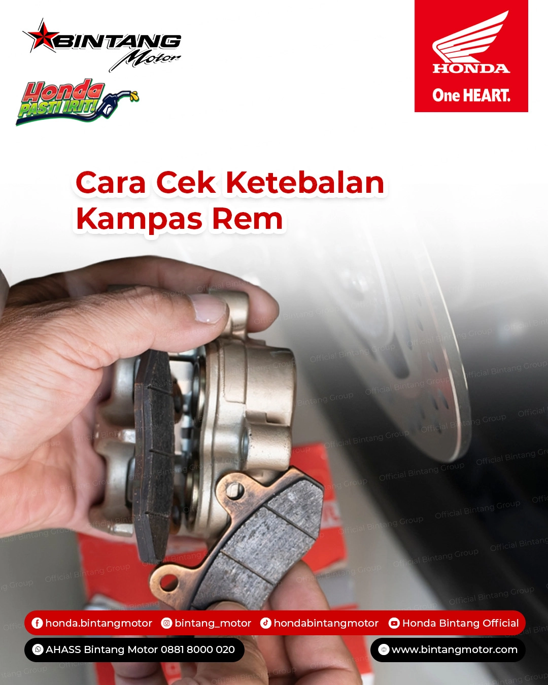 Cek Ketebalan Kampas Rem Motor Anda untuk Keselamatan Optimal