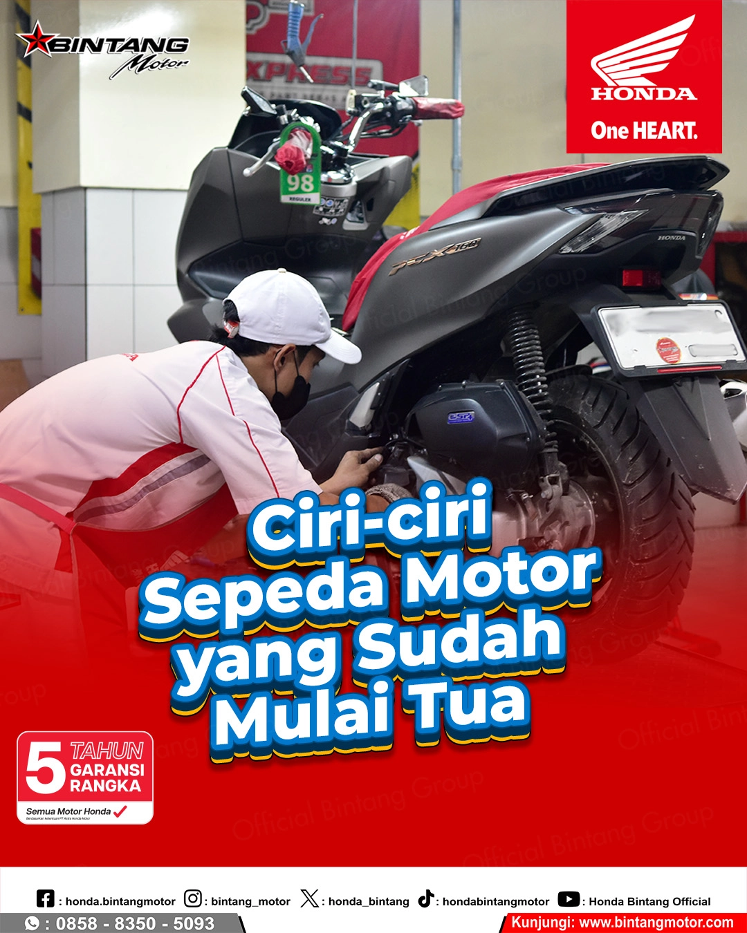 Ciri-ciri Sepeda Motor yang Sudah Mulai Tua: Kenali Tandanya Sebelum Terlambat dari Tim Ahli Bintang Motor
