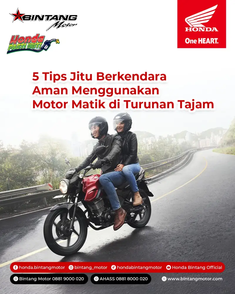 Thumbnail: 5 Tips Jitu Berkendara Aman Menggunakan Motor Matik di Turunan Tajam
