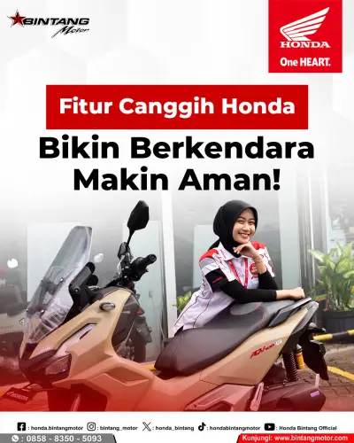Fitur Canggih Honda Bikin Berkendara Makin Aman: Review Eksklusif Tim Bintang Motor