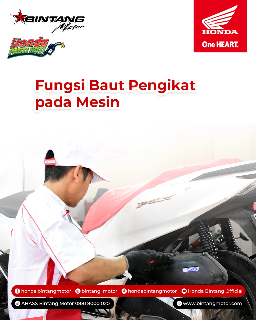Fungsi Baut Pengikat pada Mesin untuk Keamanan Berkendara