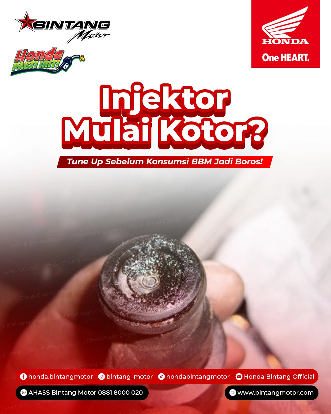 Injektor Motor Mulai Kotor? Segera Tune Up Sebelum Konsumsi BBM Jadi Boros!