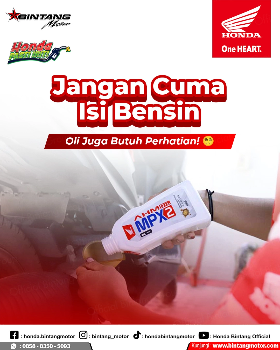 Jangan Cuma Isi Bensin! Oli Motor Honda Juga Butuh Perhatian Ekstra Anda