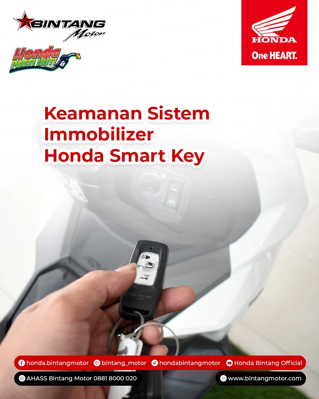 Keamanan Honda Smart Key untuk Perlindungan Motor Sobi