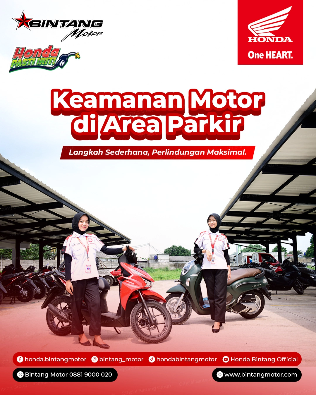 Keamanan Motor di Area Parkir: Langkah Sederhana Perlindungan Maksimal!