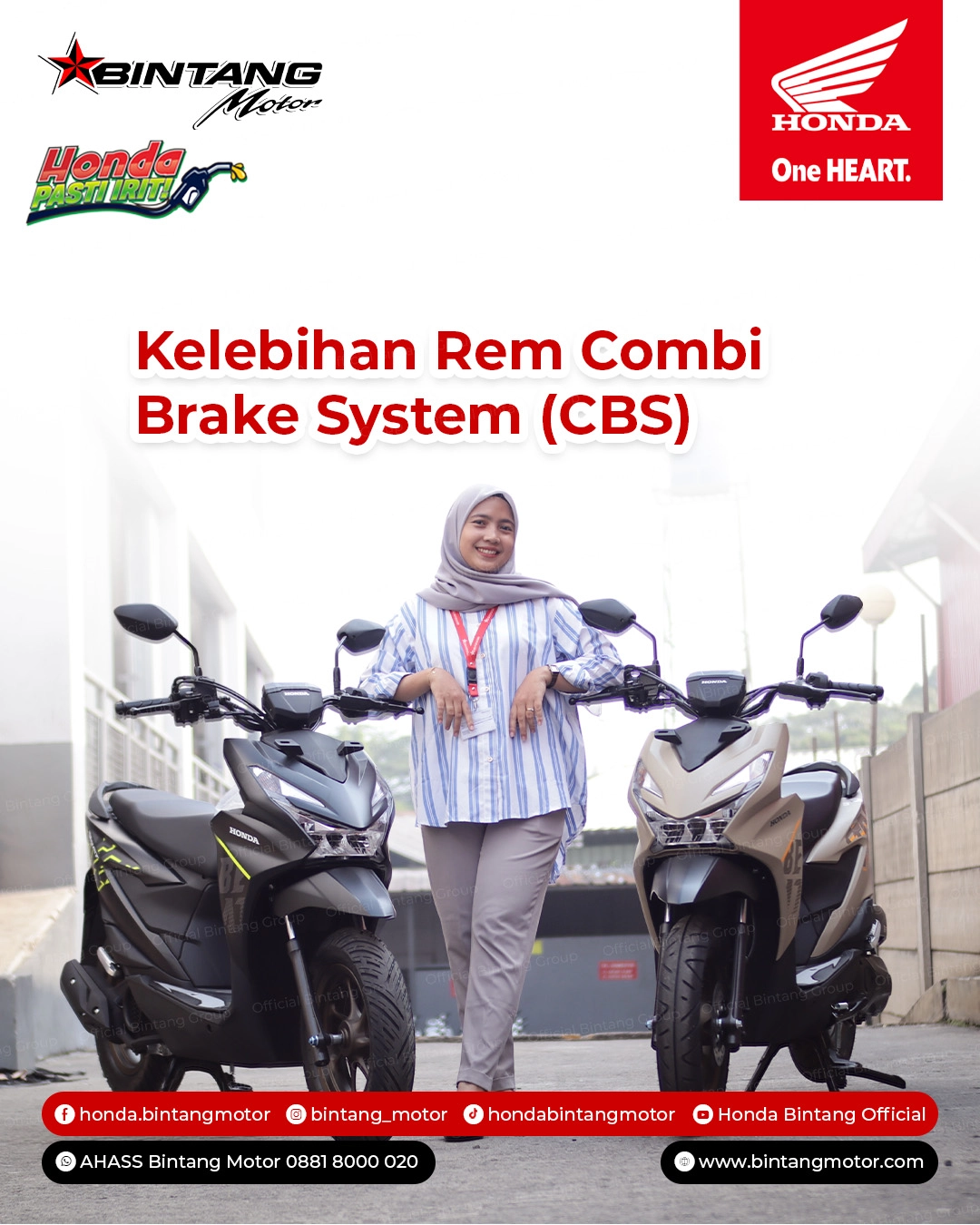 Kelebihan Rem Combi Brake System (CBS) untuk Keselamatan Sobi