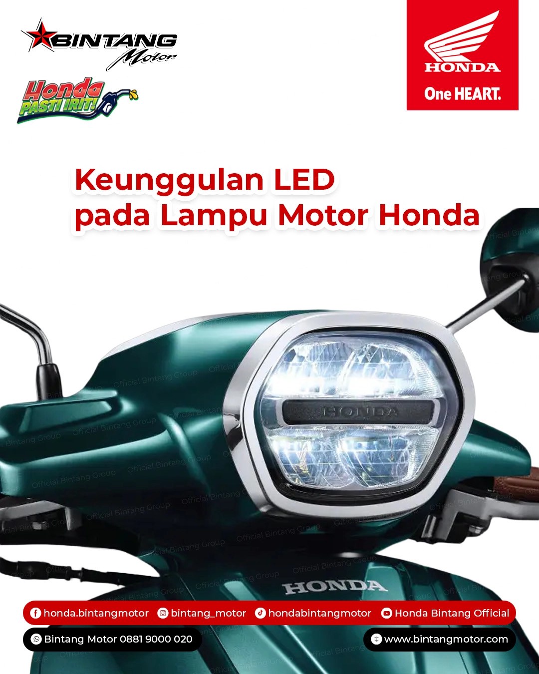 Keunggulan Lampu LED Honda untuk Visibilitas Berkendara Maksimal