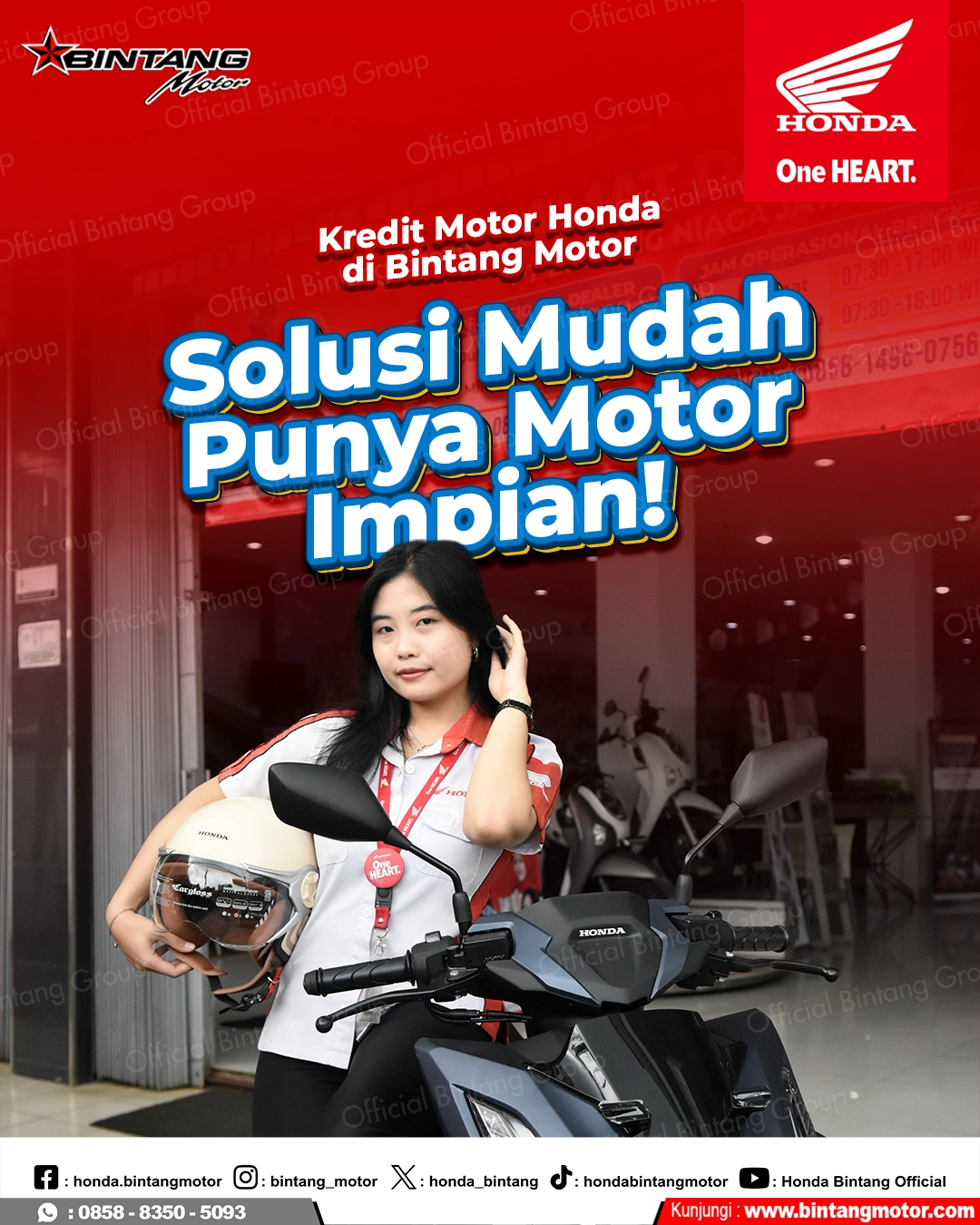 Kredit Motor Honda di Bintang Motor: Solusi Mudah dan Terpercaya Punya Motor Impian