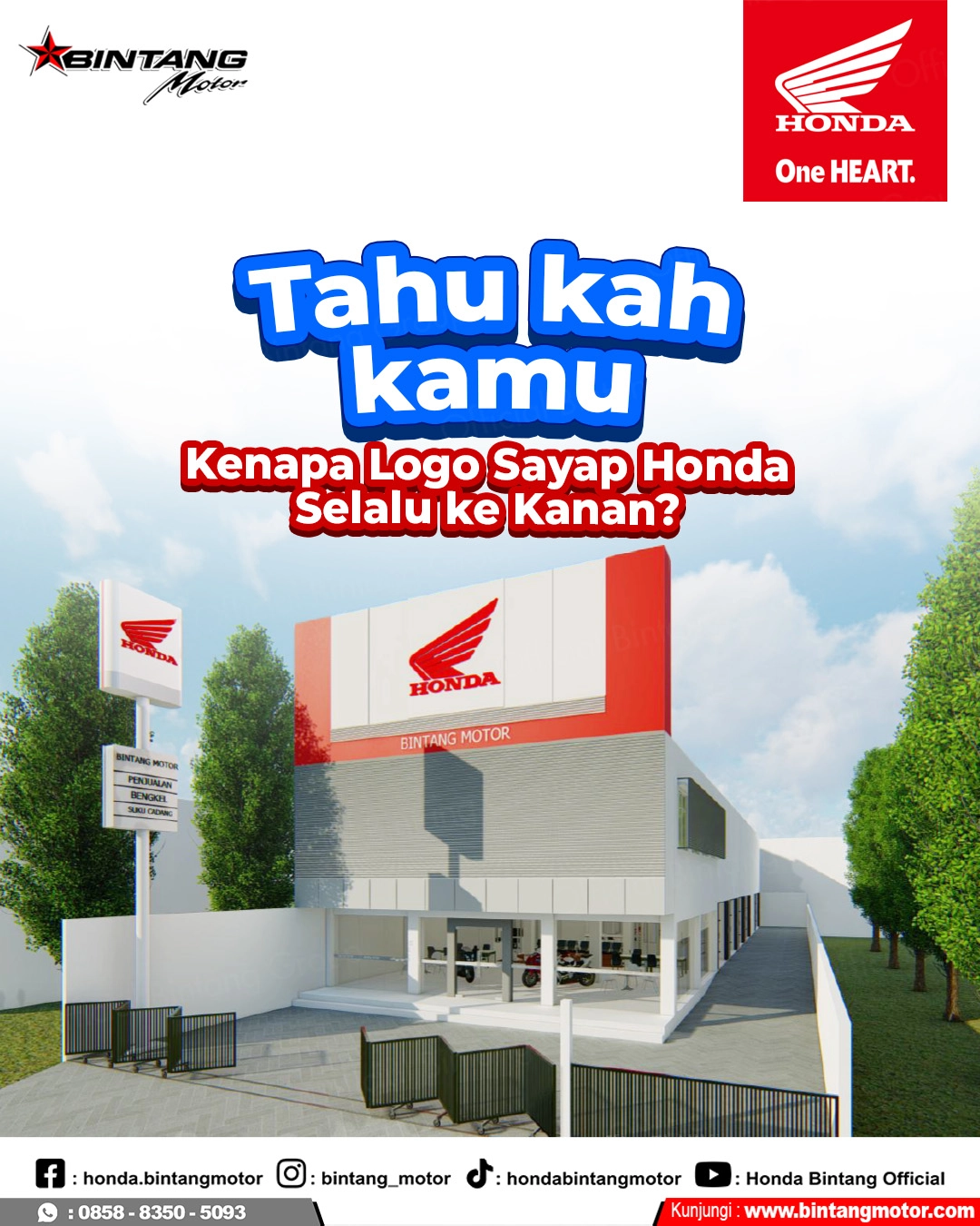 Logo Sayap Honda: Mengungkap Misteri dan Filosofi di Balik Arah Sayap yang Selalu ke Kanan