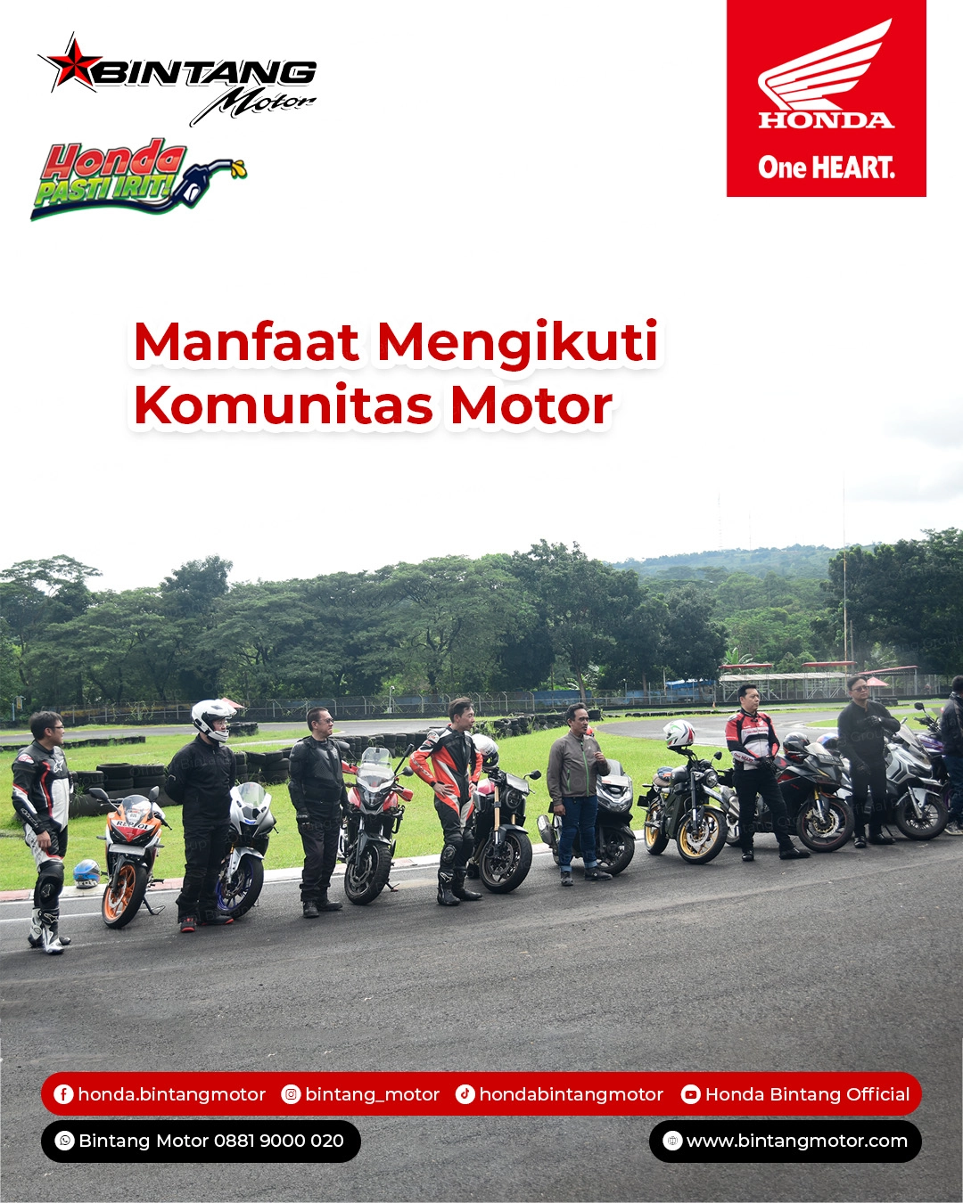 Manfaat Komunitas Motor bagi Pengendara Honda