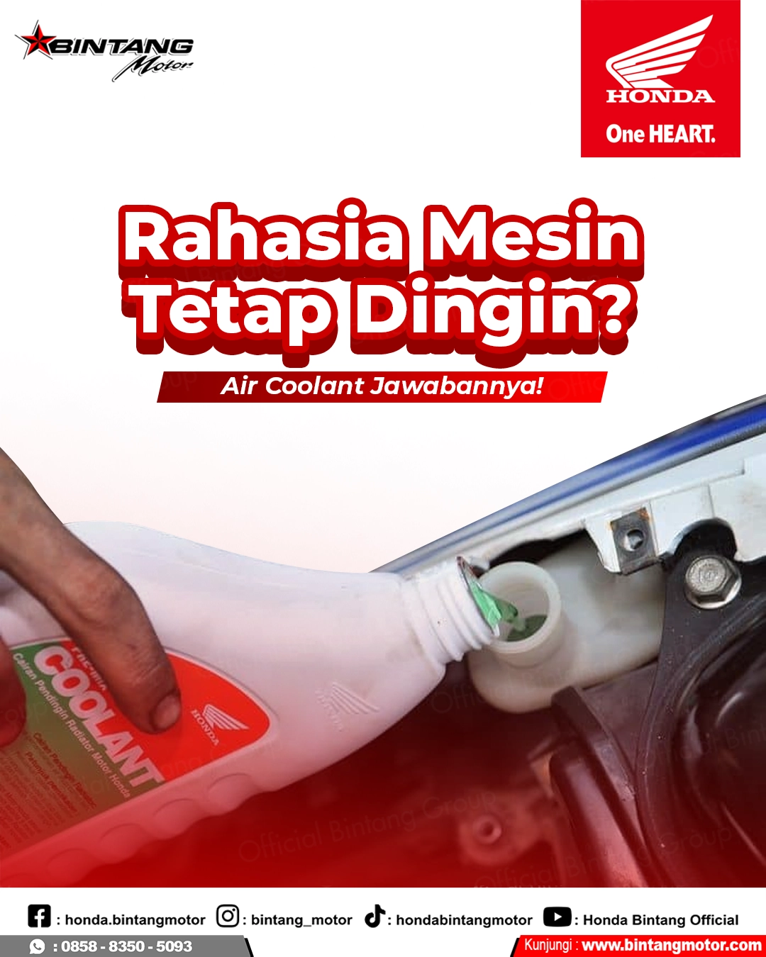 Mengapa Air Coolant Sangat Penting untuk Motor Anda?
