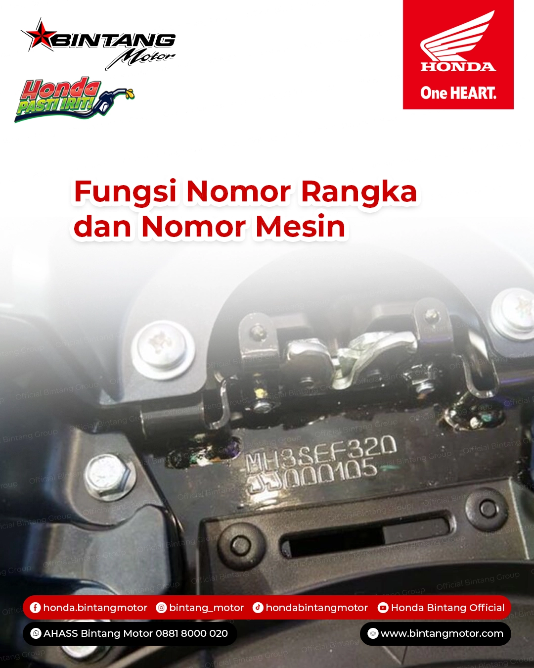 Mengapa Fungsi Nomor Rangka dan Nomor Mesin Sangat Krusial?