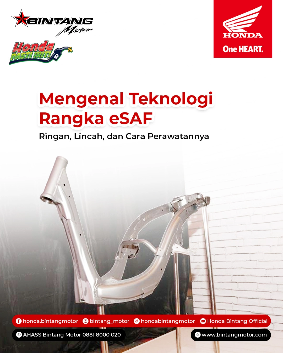 Mengenal Teknologi Rangka eSAF: Ringan, Lincah, dan Cara Perawatannya