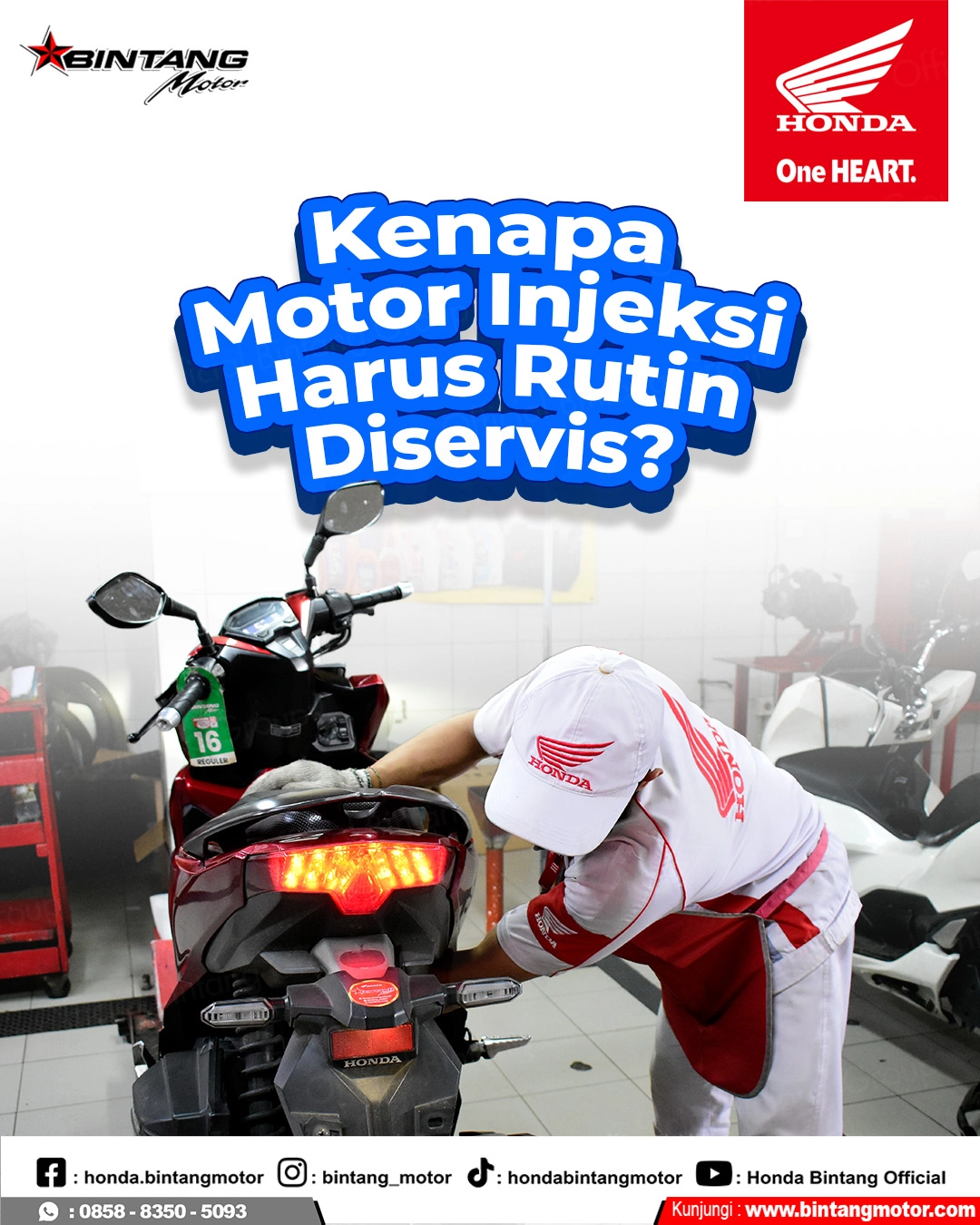 Motor Injeksi Rutin: Mengapa Perawatan Sistem PGM-FI Tidak Boleh Terlewatkan?
