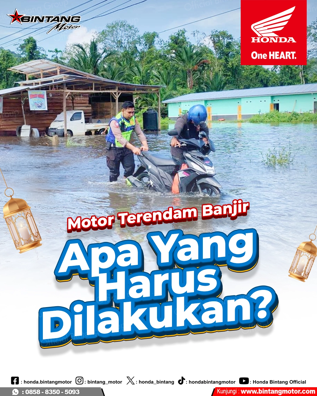 Motor Terendam Banjir? Jangan Panik, Lakukan Langkah Darurat Ini Segera!