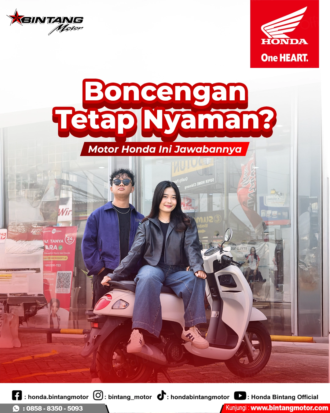 Motor yang Enak Dipakai Boncengan: Rekomendasi Unit Honda untuk Kenyamanan Berdua