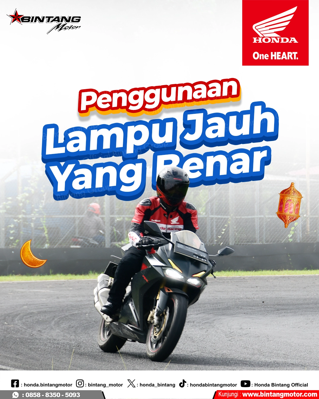 Penggunaan Lampu Jauh yang Benar: Panduan Etika dan Keselamatan bagi Pengendara Motor Honda
