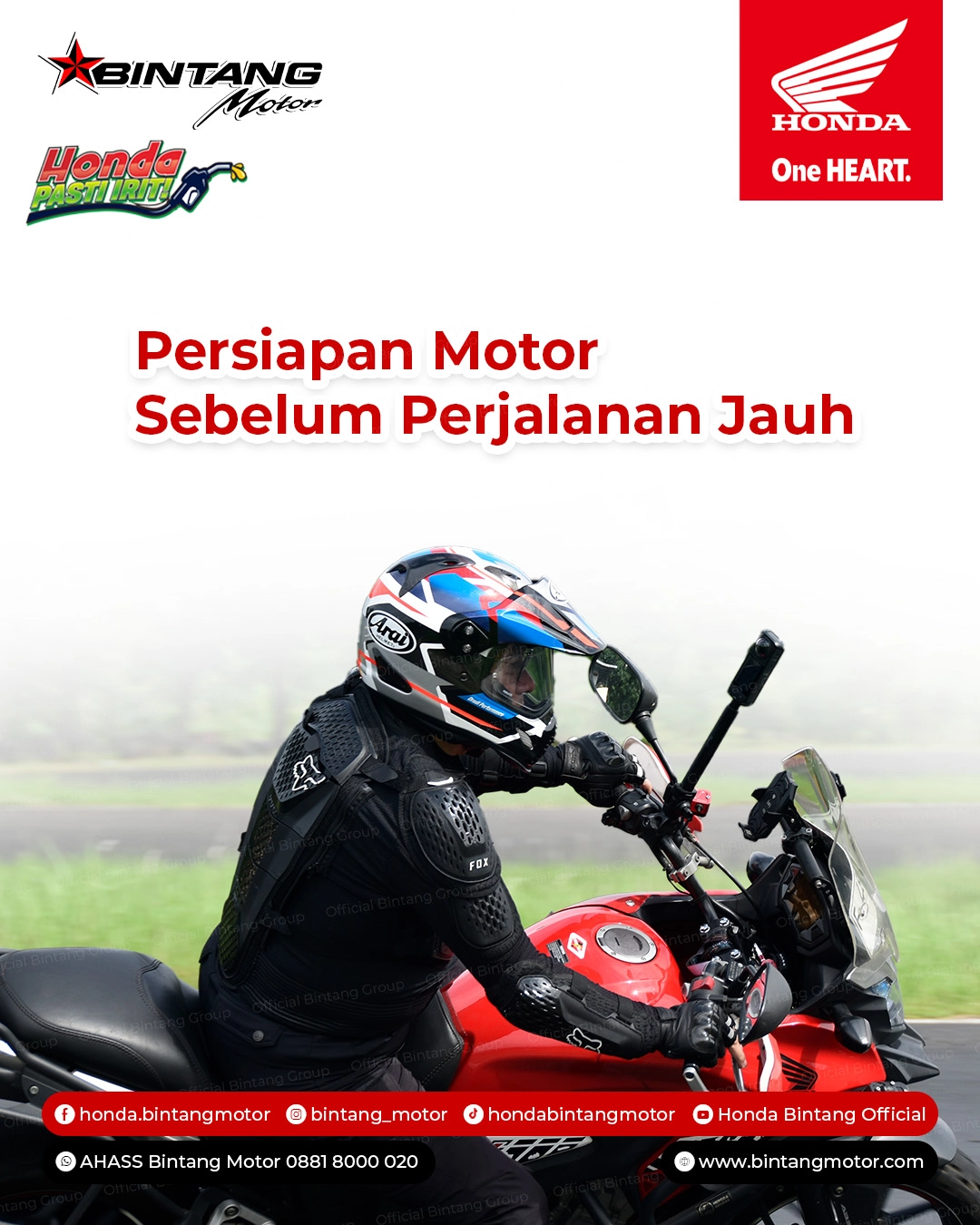 Persiapan Motor Sebelum Perjalanan Jauh Agar Perjalanan Lancar