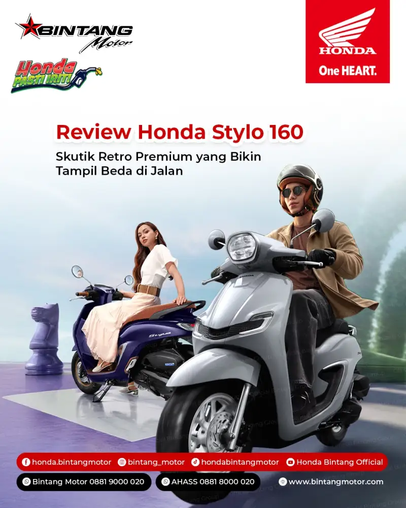 Thumbnail: Review Honda Stylo 160 Skutik Retro Premium yang Bikin Tampil Beda di Jalan