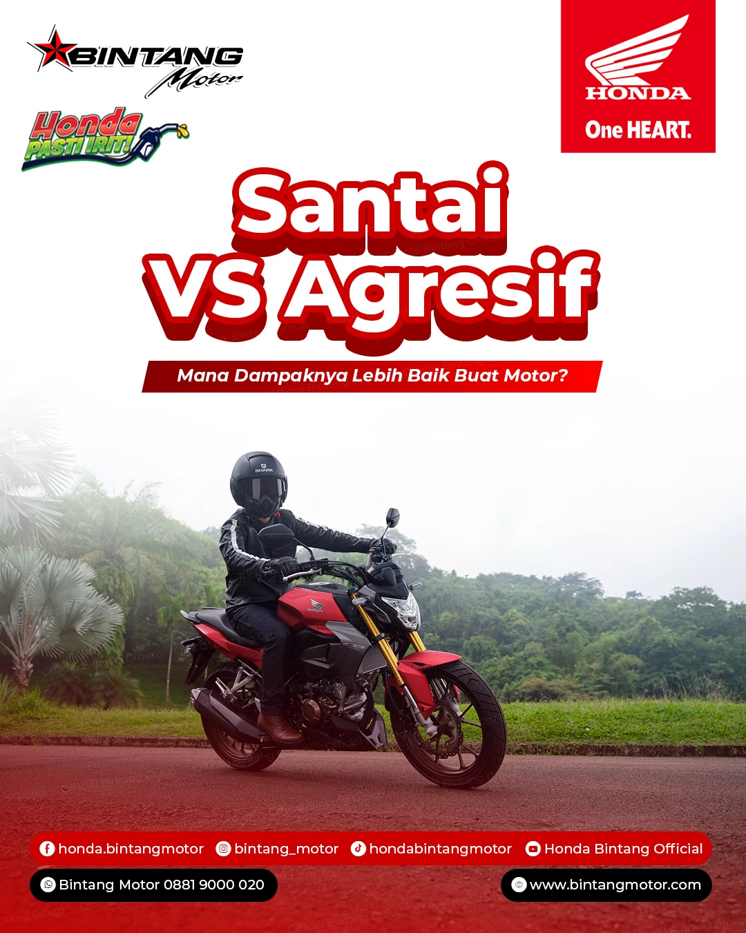 Santai vs Agresif: Mana Dampaknya Lebih Baik buat Motor? Review Tim Ahli Bintang Motor