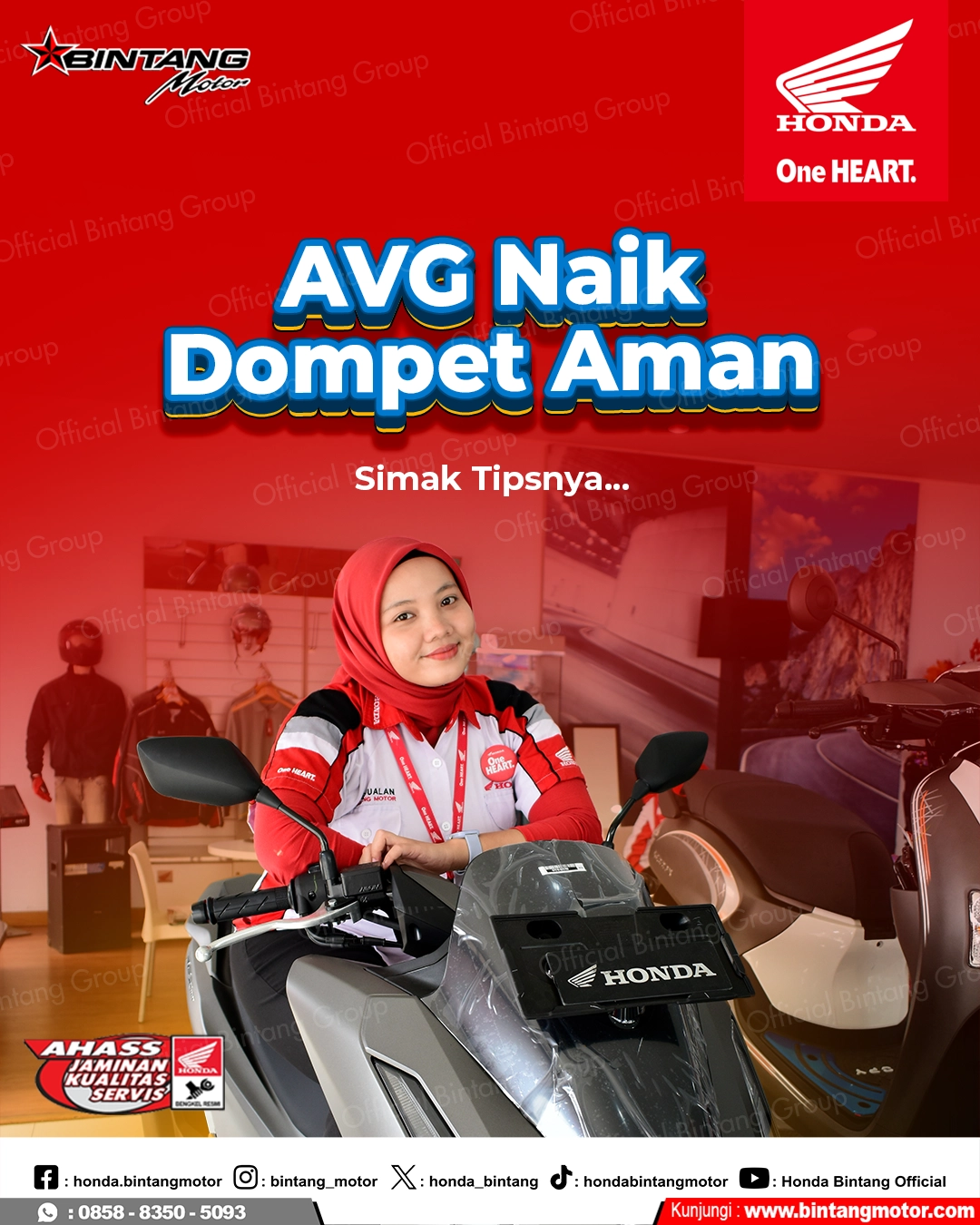 Skor AVG Naek Dompet Aman: Rahasia Berkendara Irit dengan Motor Honda Kesayangan