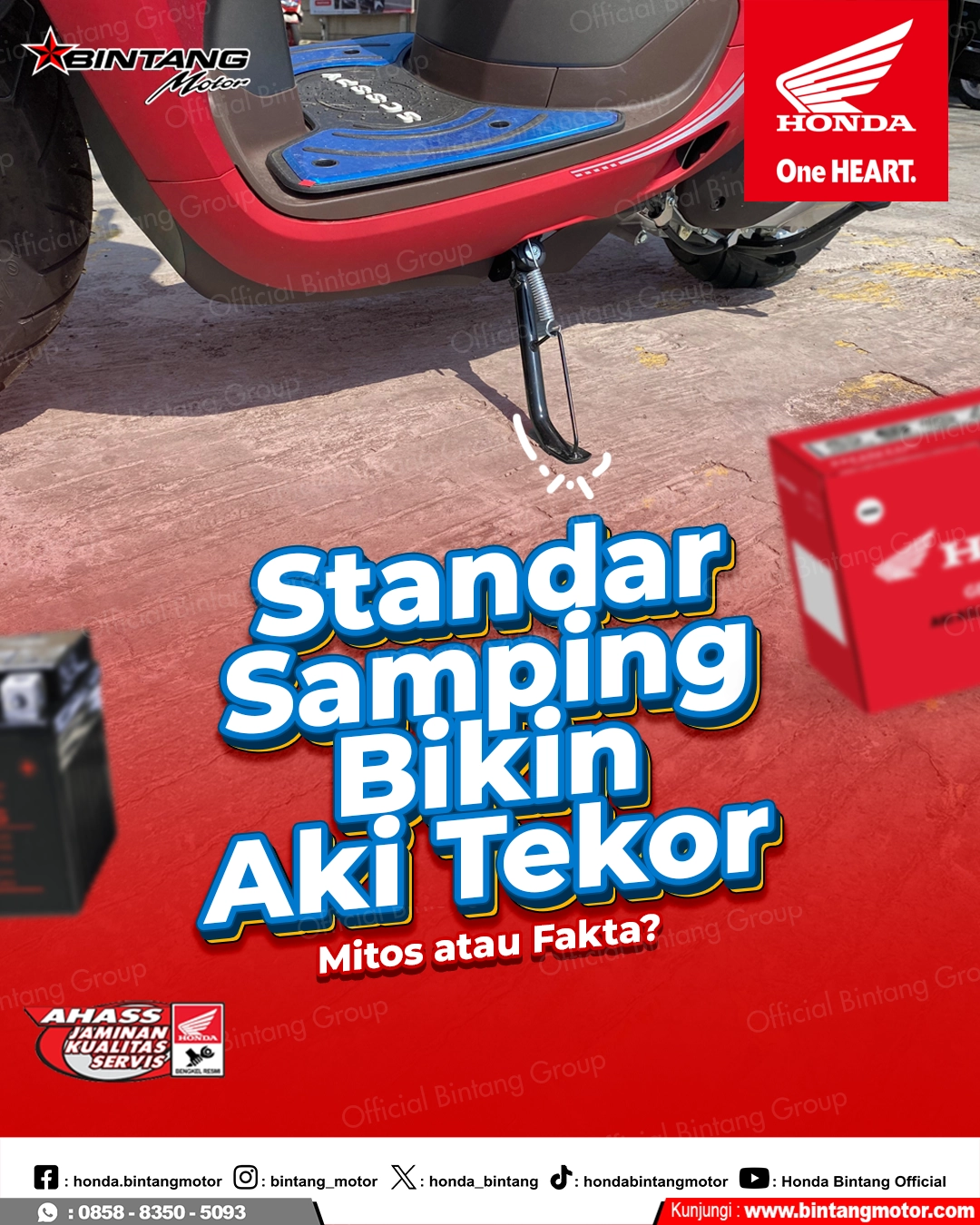 Standar Samping Bikin Aki Tekor? Simak Penjelasan Lengkap Agar Tidak Salah Paham