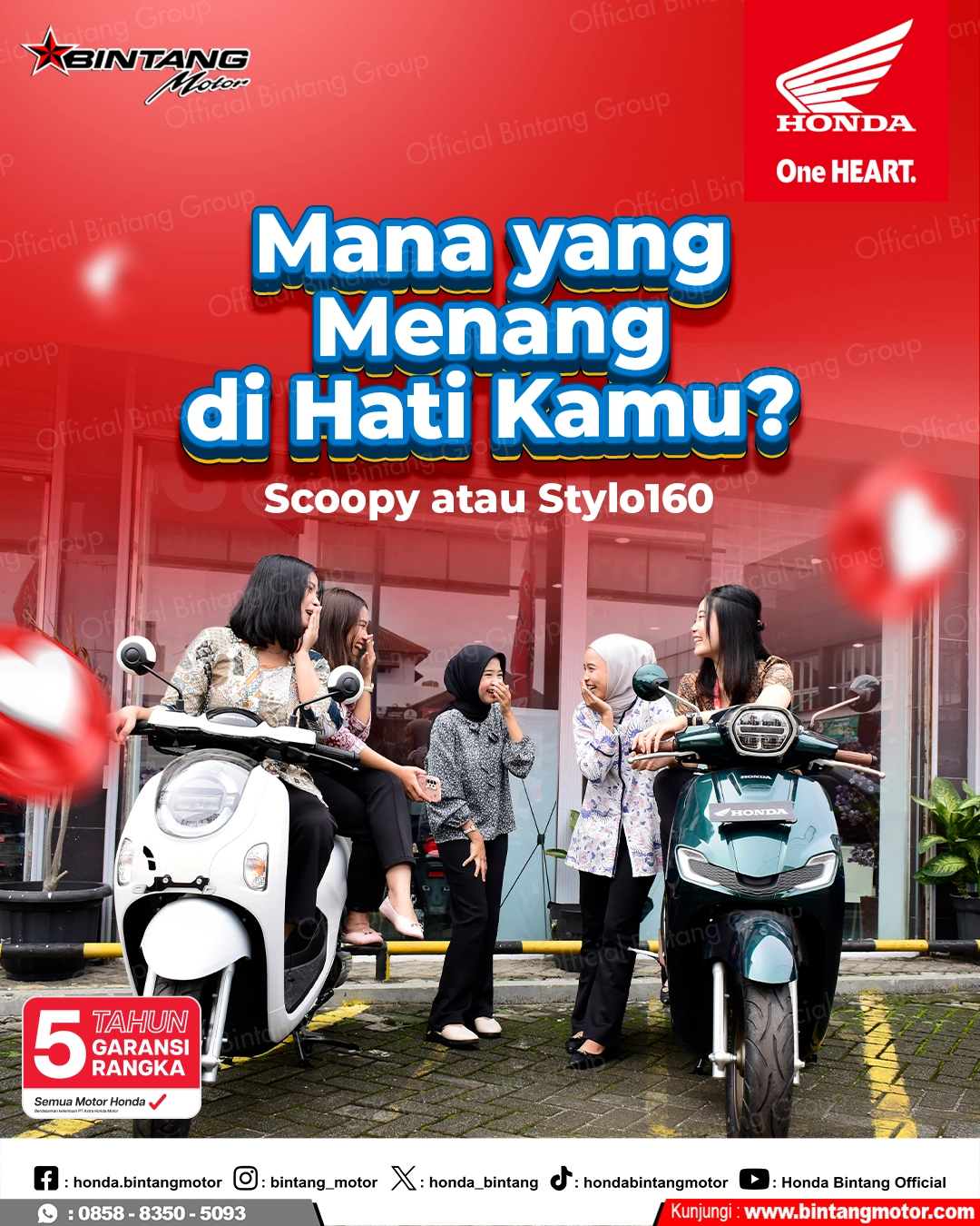 Stylo atau Scoopy? Menentukan Pilihan Motor Honda Retro Modern yang Paling Pas di Hati