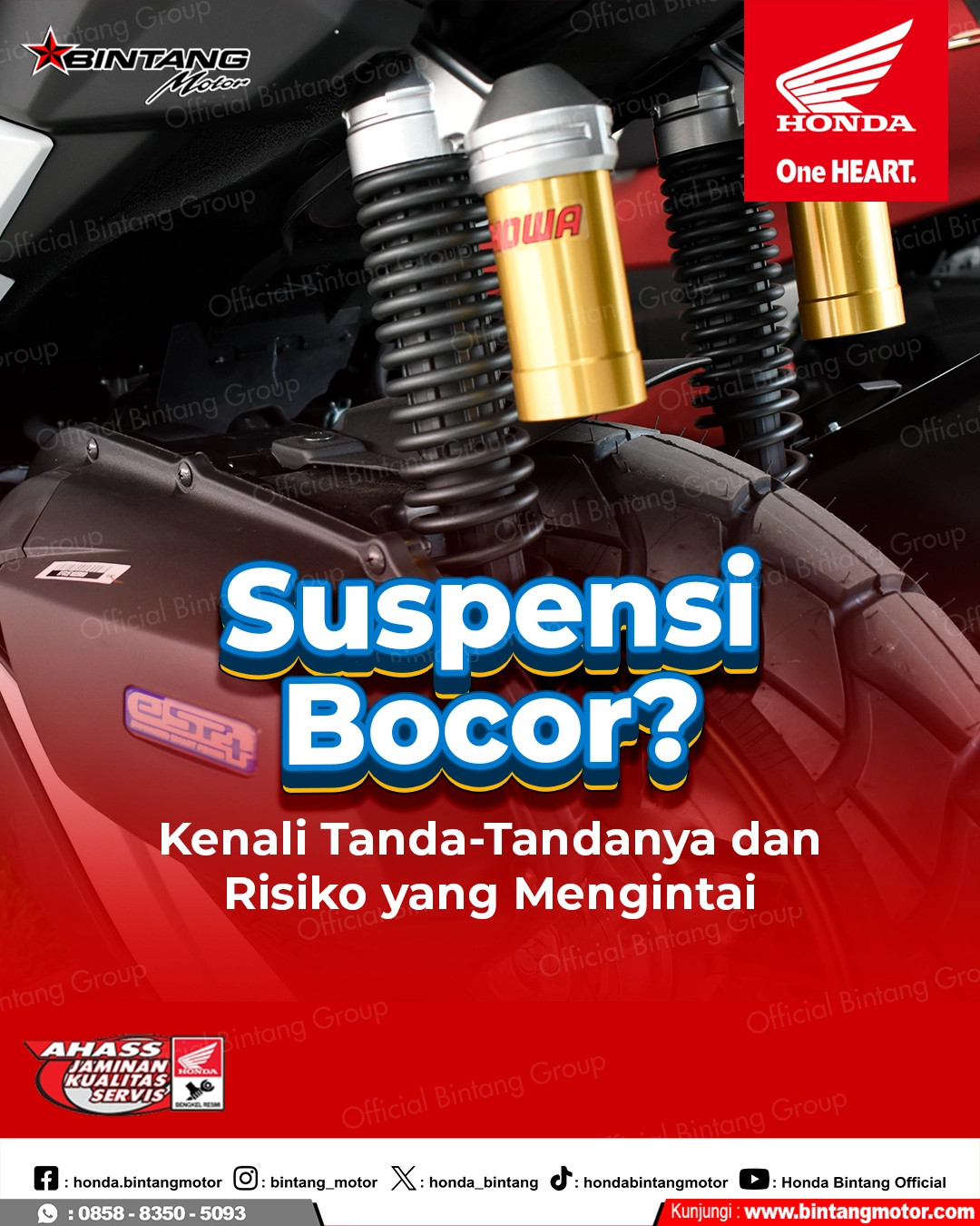 Suspensi Bocor? Kenali Tanda-Tandanya dan Risiko yang Mengintai Keselamatan Anda