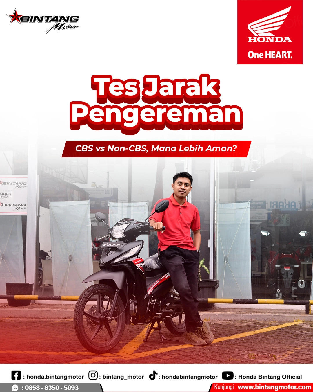 Tes Jarak Pengereman CBS vs NON CBS: Mana yang Lebih Efektif Menjamin Keamanan?