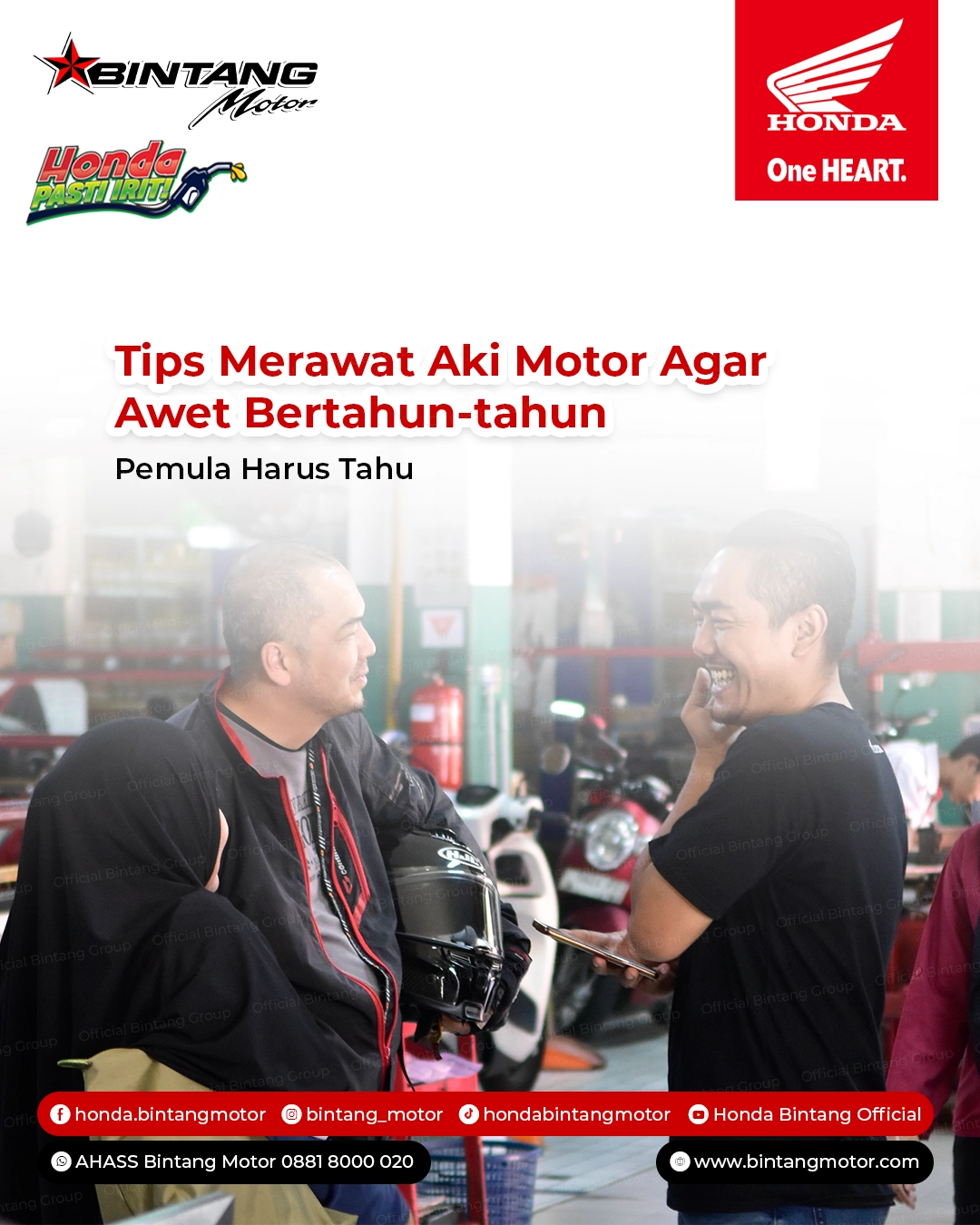 Tips Merawat Aki Motor Agar Awet Bertahun-tahun untuk Pemula