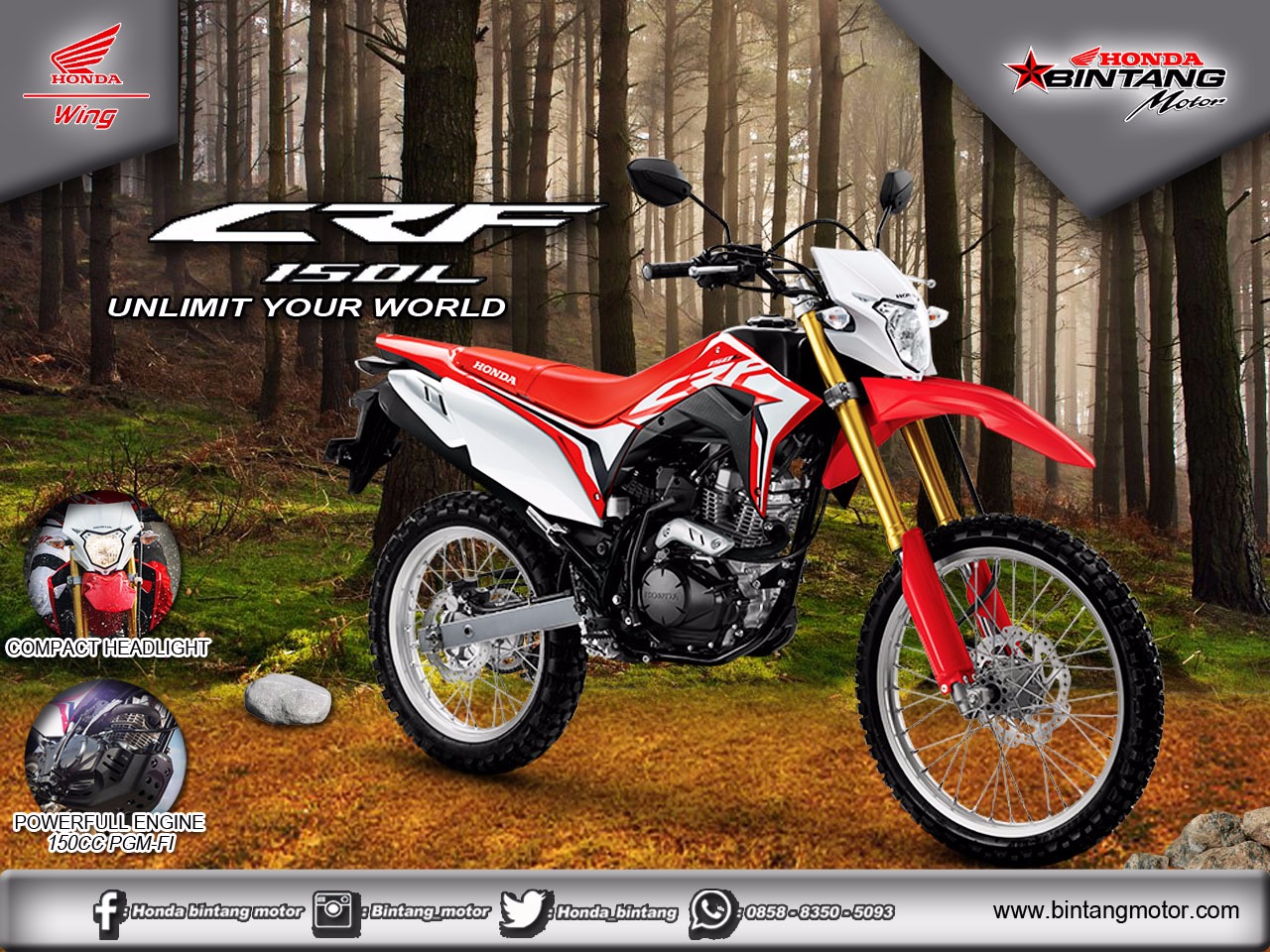 Review Honda Crf150l Honda Bintang Motor