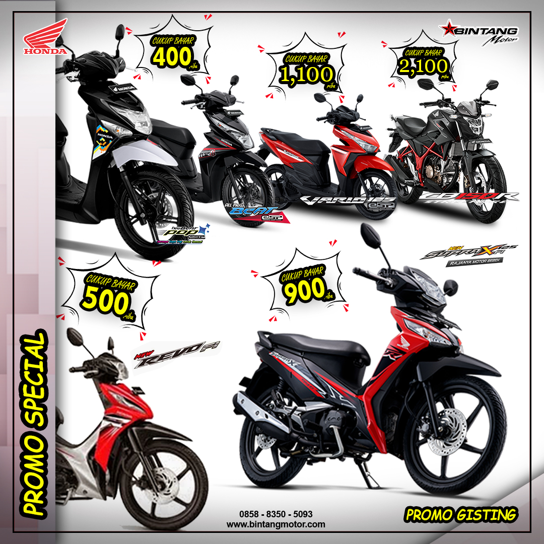 Honda Bintang Motor Bintang Dealer Motor Honda Kredit Motor