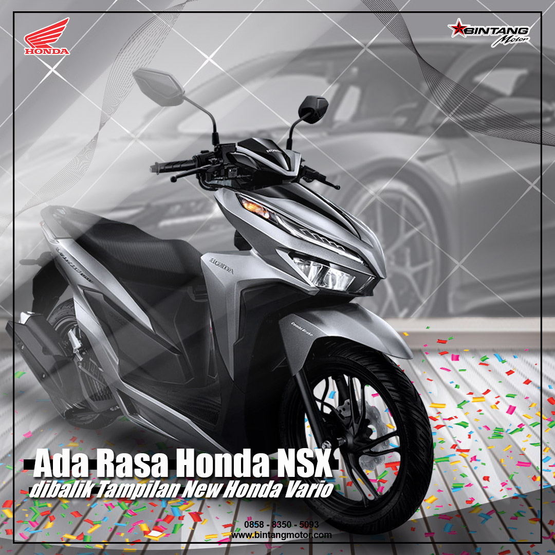 Ada Rasa Honda NSX Dibalik Tampilan New Honda Vario 150 Honda