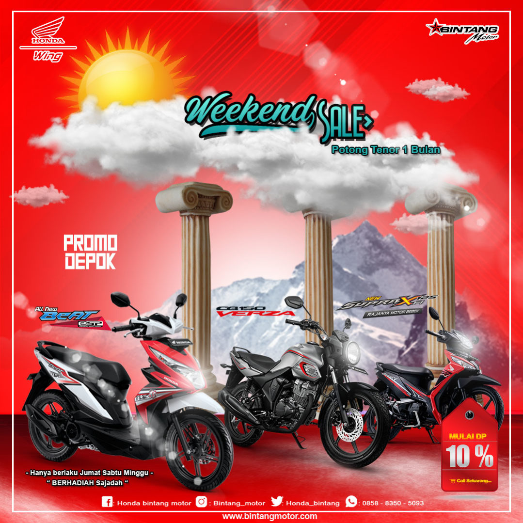 Promo Bintang Motor  Depok  Juni 2018 Honda  Bintang Motor 