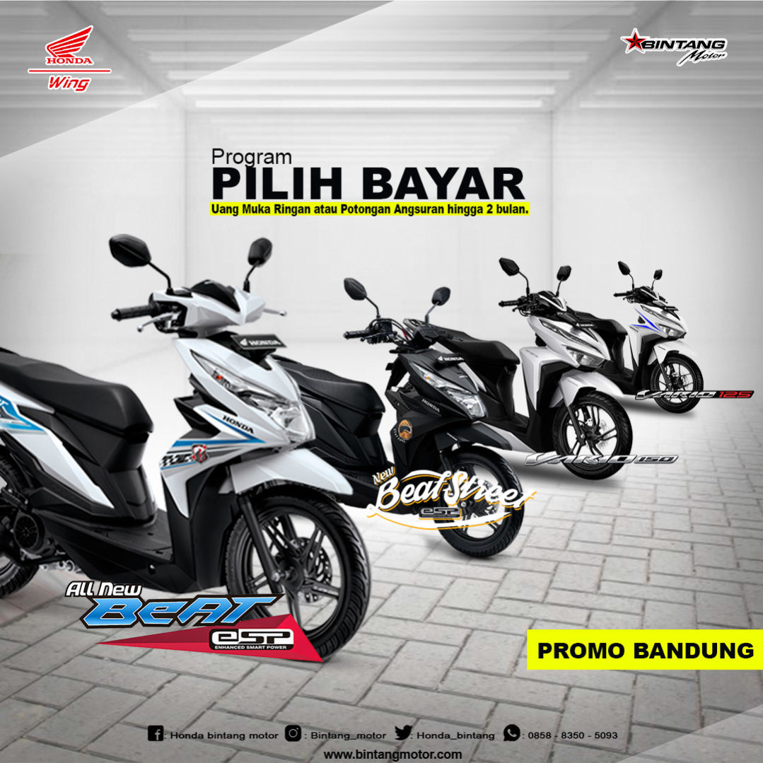 Promo Bandung  Periode November 2022 Honda Bintang  Motor 