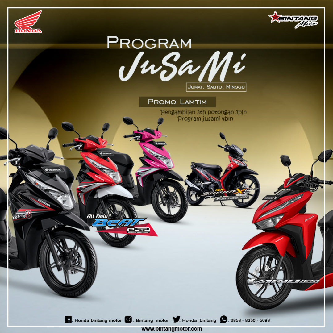 Promo Lampung Timur November 2018 Honda Bintang Motor