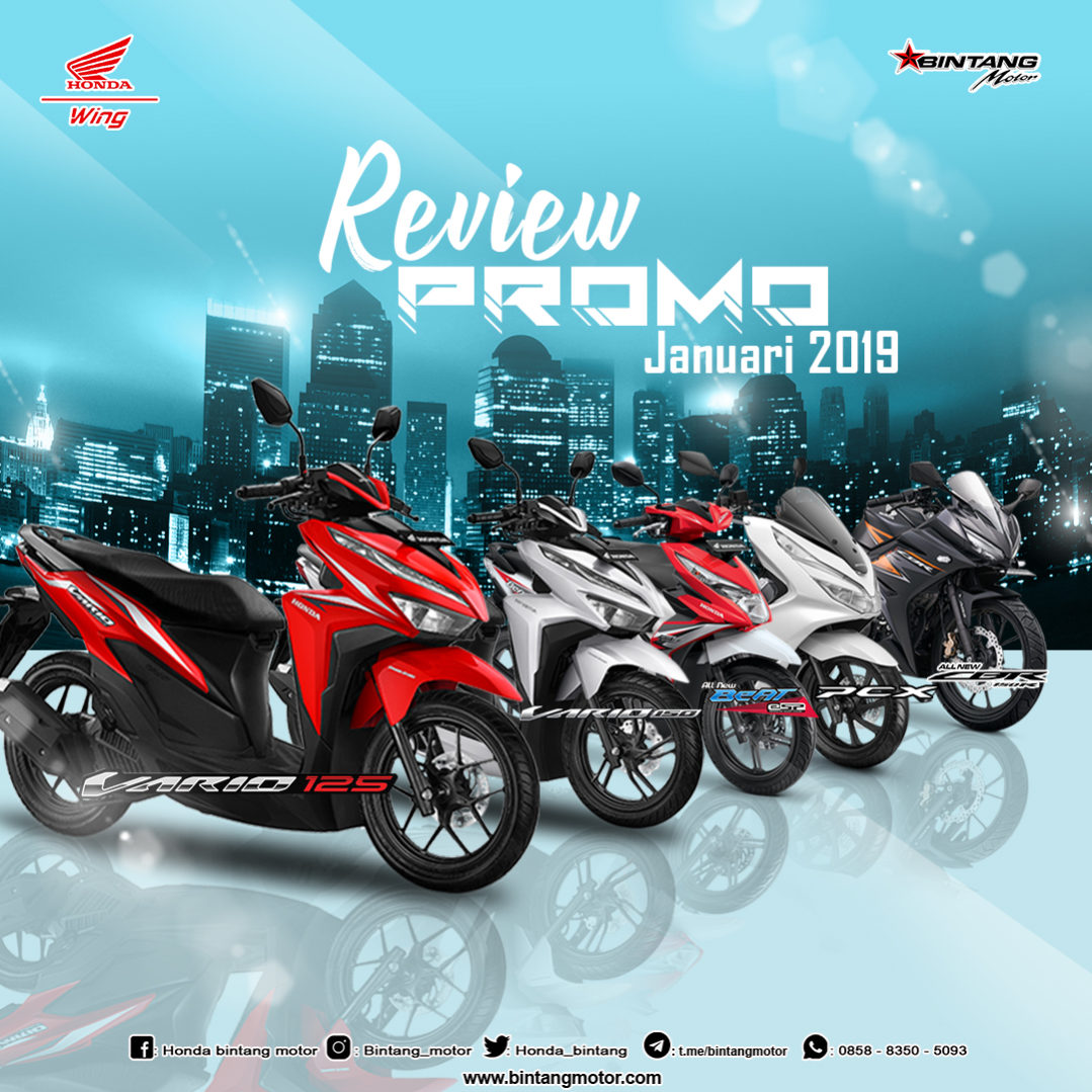 Review Promo Bintang Motor Januari 2019 Honda Bintang Motor