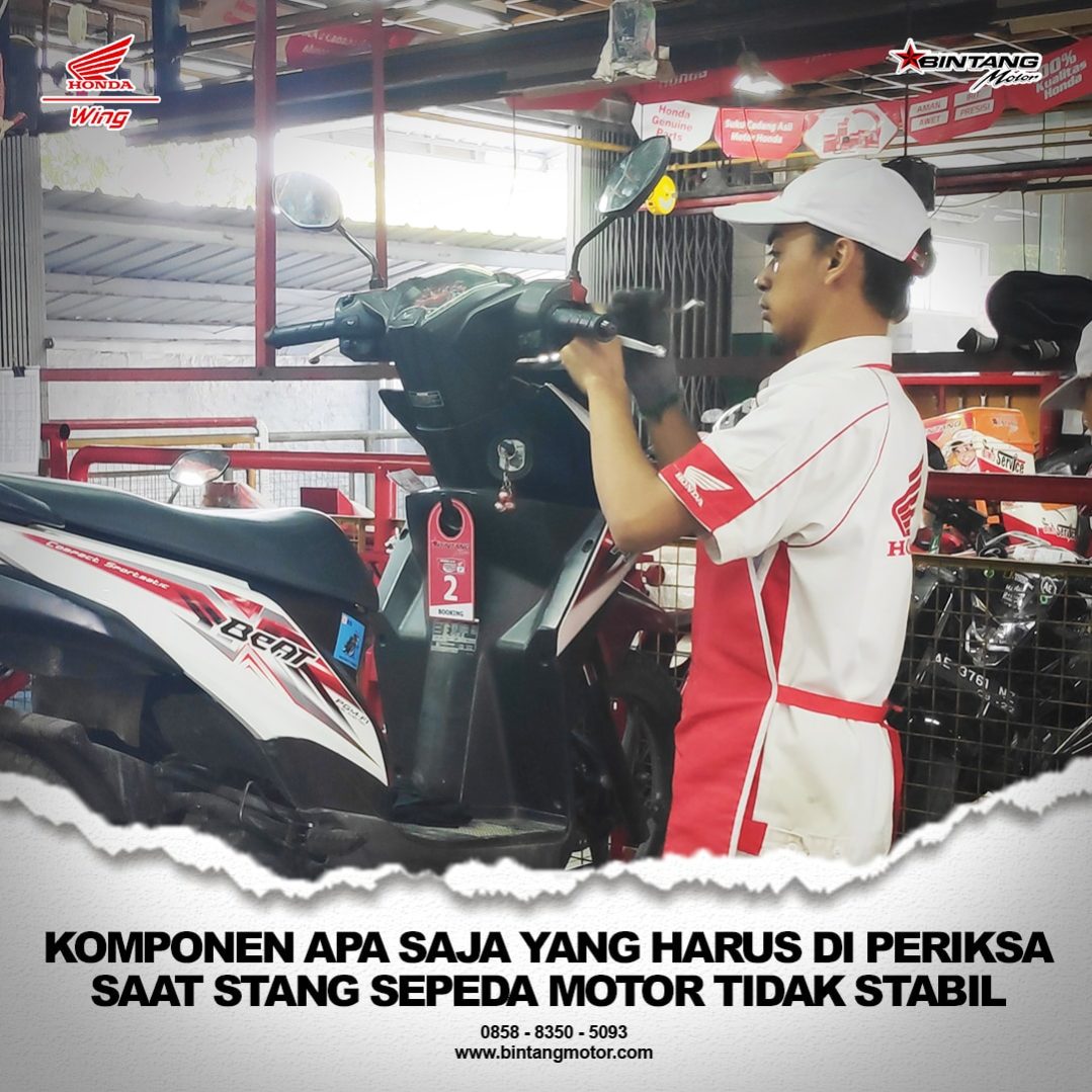 Komponen Apa Saja yang Harus Diperiksa saat Setang Motor  