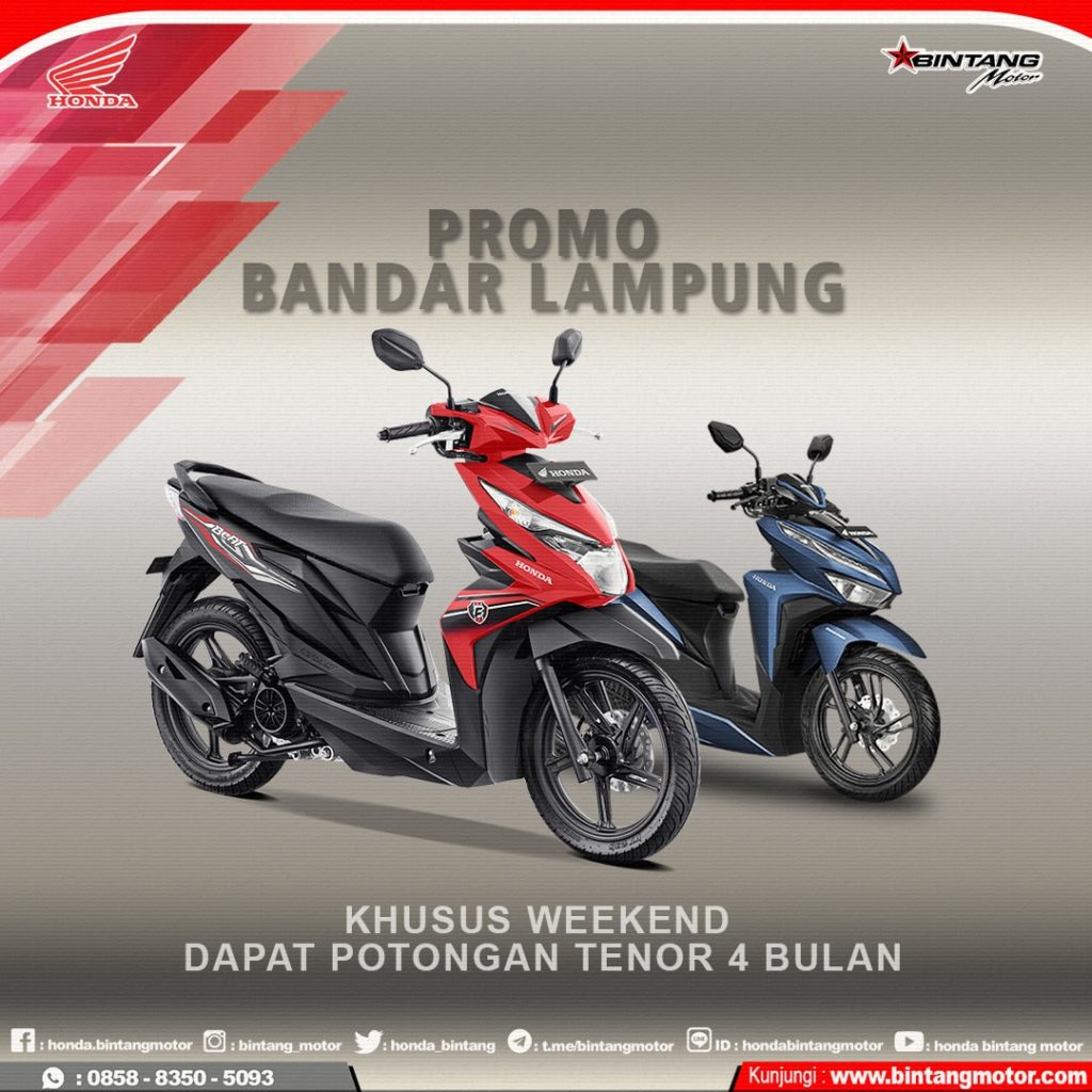 Promo Bintang Motor Bandar Lampung Agustus 2019