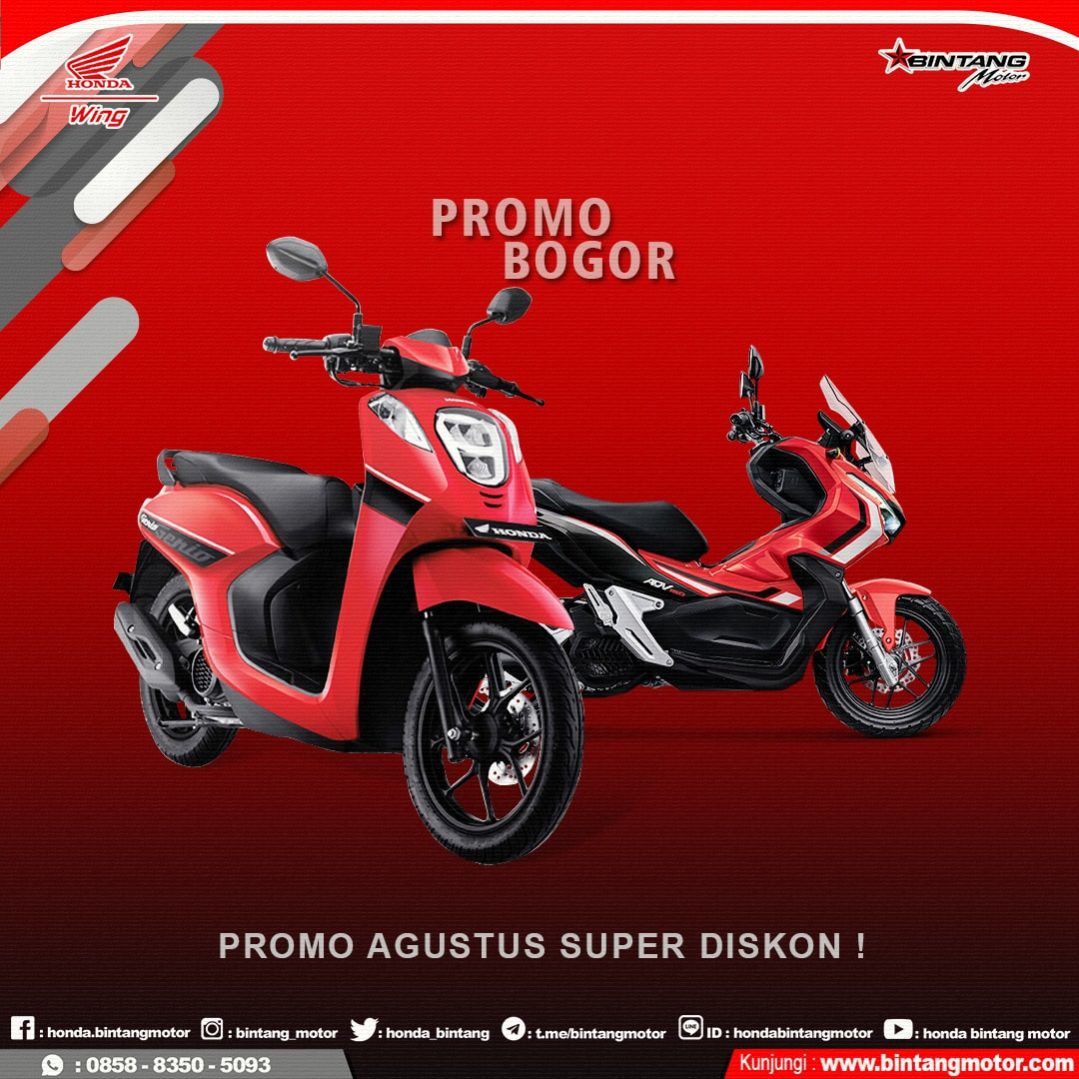 Promo Bintang Motor Bogor Agustus 2019
