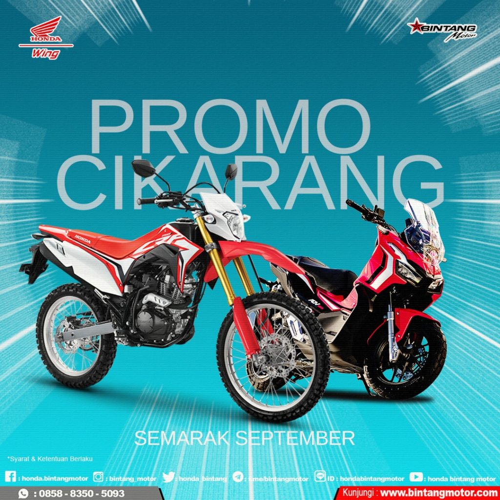 Promo Bintang Motor Cikarang September 2019