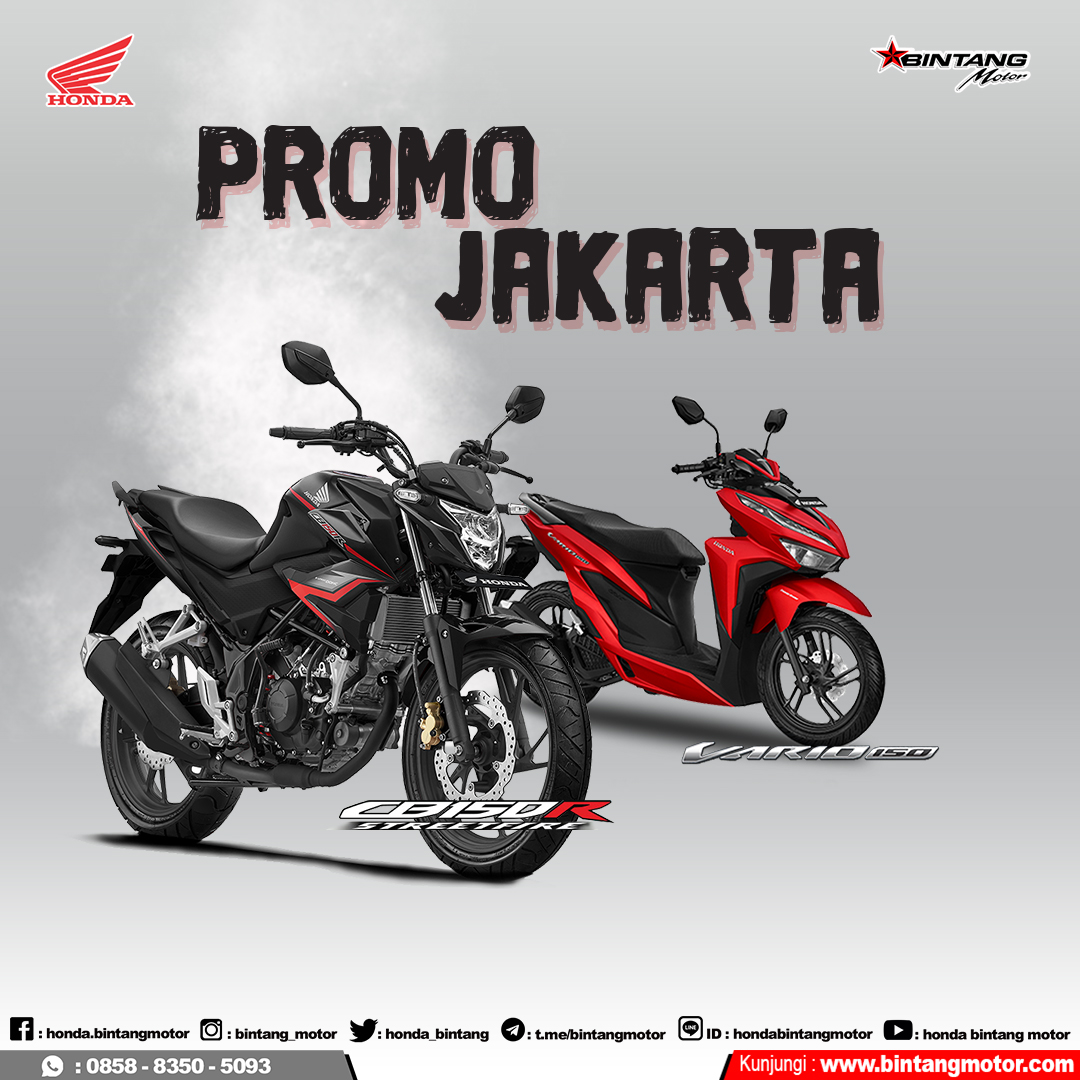  Promo  Bintang Motor  Jakarta Oktober 2019  Honda  Bintang Motor 