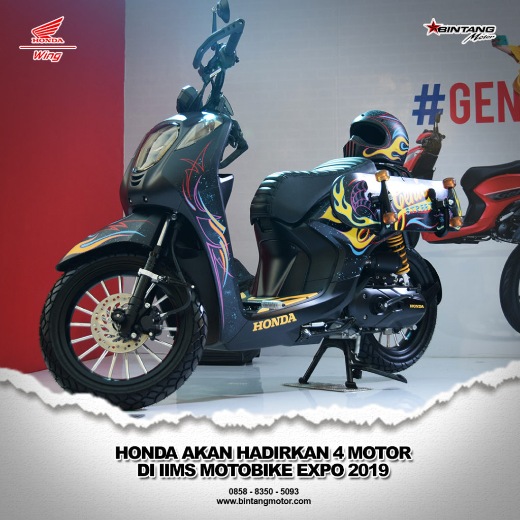 Honda Akan Hadirkan 4 Motor di IIMS Motobike Expo 2019_221119