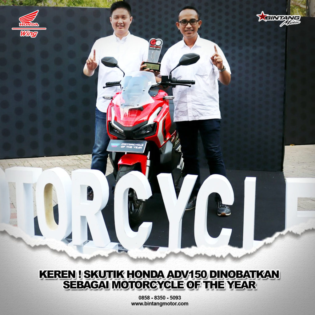 ren ! Skutik Honda ADV150 dinobatkan sebagai Motorcycle of The Year_28119