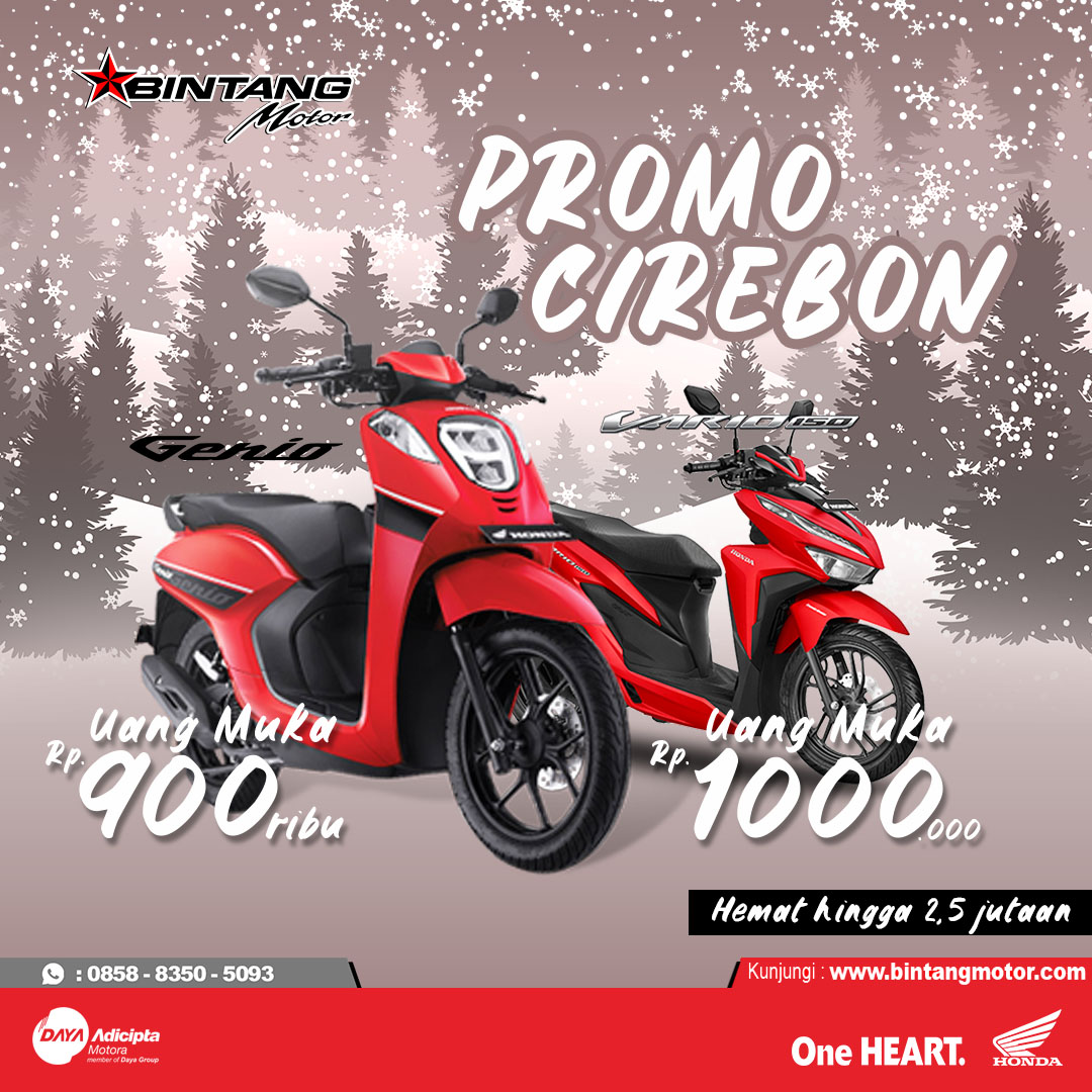 Promo Bintang Motor  Cirebon  Desember 2019 Honda Bintang 