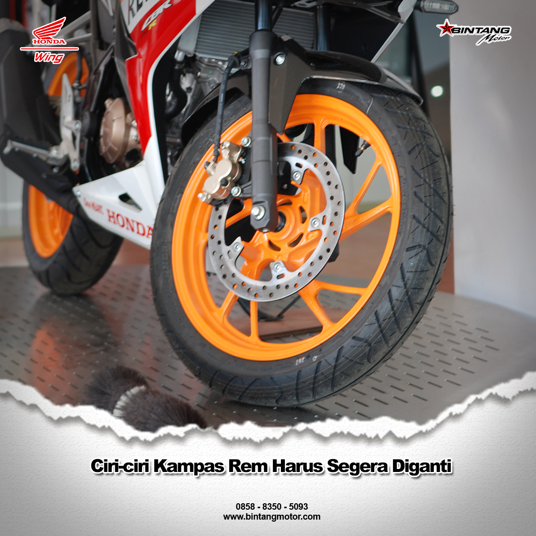  Ciri  ciri  Kampas Rem Harus  Segera Diganti  Honda Bintang 