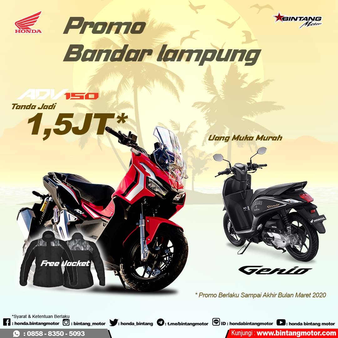 Promo Bintang Motor  Bandar  Lampung  Maret 2020  Honda 