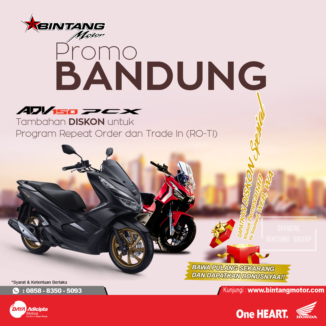 Promo Bintang Motor Bandung  Mei 2022 Honda Bintang  Motor 