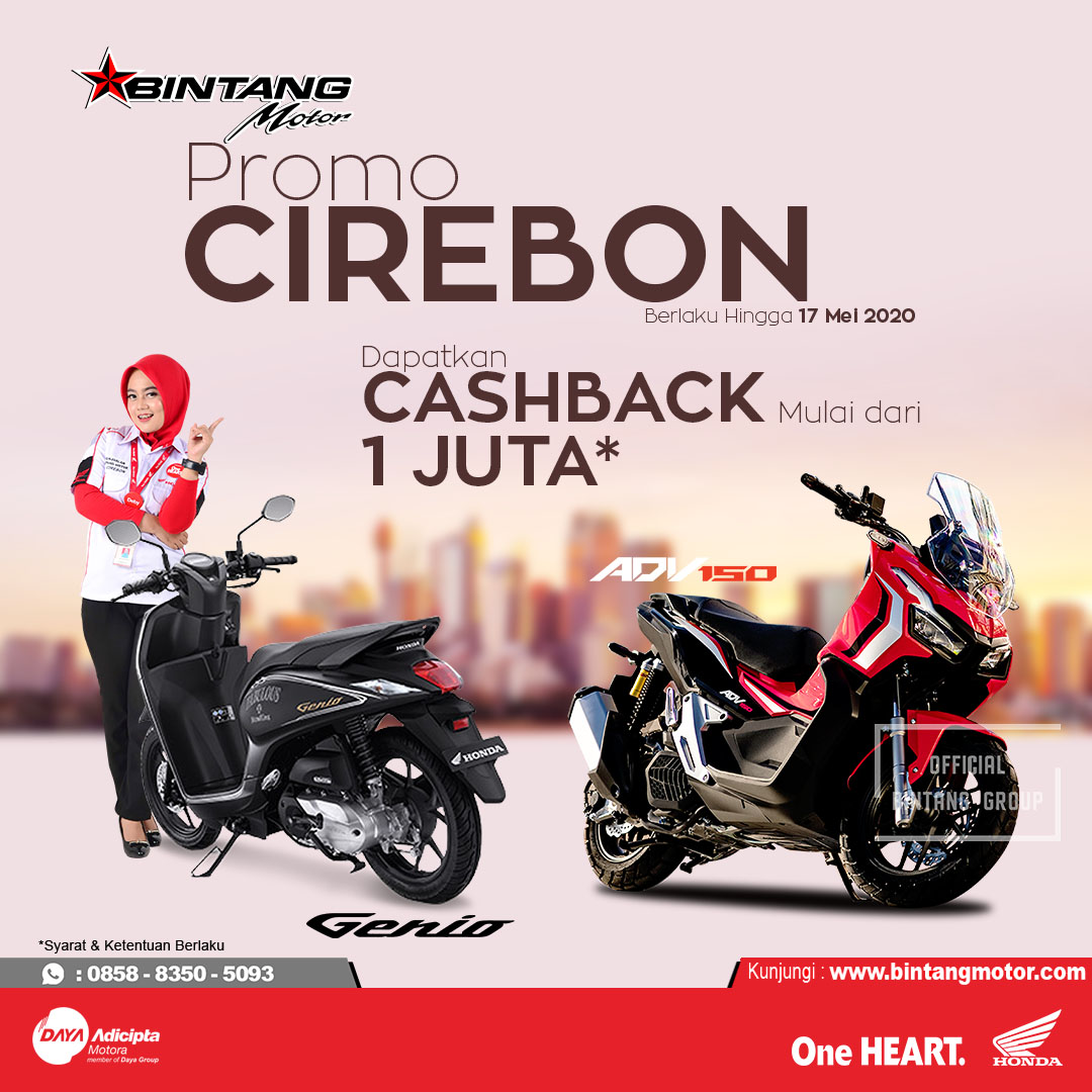 Promo Bintang Motor  Cirebon  Mei 2020 Honda Bintang Motor 